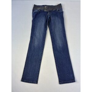 Beverly Jeans Co‎ Skinny Denim Blue Jeans Womens Size 7 L Stretch